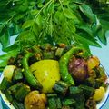 sonia sharma का कुकस्नैप जब उन्होंने भिंडी प्याज़ वाली (bhindi pyaz wali) in recipe Hindi ) बनाया था।
