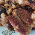 Monica b Cooksnap-ja, amikor elkészítette a(z) Omlós, serpenyős tarja receptet.