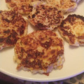 El cooksnap de Finui cuando hizo Tortitas de coliflor con queso fresco o ricotta, sin gluten.