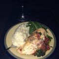 Antonio Azariah Cunningham's cooksnap of when they made Bacon feta stuffed chicken.