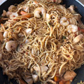 El cooksnap de miriam vizcaino cuando hizo Noodle con carne y verduras al wok.