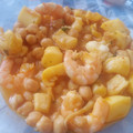 El cooksnap de Francisco Lobato Lopez cuando hizo Potaje de garbanzos con sepia y langostinos al ajillo.