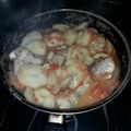 El cooksnap de Silvia Maciel cuando hizo Chupìn de pescado.