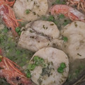 El cooksnap de ELi Rull cuando hizo Medallones de merluza en salsa verde.