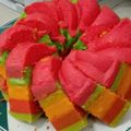Cooksnap dari Thiea Nail Janitra untuk resep Bolu Kukus Rainbow irit telur