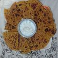 Smita Tanna's cooksnap of when they made રોટલી માંથી ખાખરા બનાવી ખાખરા પીઝા.