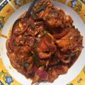 Cooksnap hidayahfauzi semasa beliau membuat Ayam Kam Heong (versi berkuah).