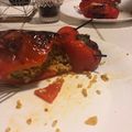El cooksnap de María Díaz cuando hizo Pimientos rellenos de arroz.