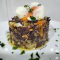 La cooksnap de Encar cuando cocinó Patatas enmascaradas con morcilla y huevo poché