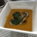 El cooksnap de Daniela V Veliz cuando hizo Crema de zapallo con champiñones.