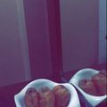 kausar Tukur's cooksnap of when they made Chocolate filled doughnut.