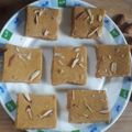 Supriya Devkar 's cooksnap of when they made रवा बेसन बर्फी (rava besan barfi recipe in marathi).