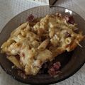 Katalin Király Cooksnap-ja, amikor elkészítette a(z) Sonkás-sajtos tejszínes rakott tészta receptet.