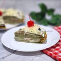 Cooksnap dari Dapur Olive untuk resep Matcha Mile Crepes (tidak pakai oven & mixer)