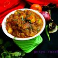 Priya vishnu Varshney का कुकस्नैप जब उन्होंने बैंगन आलू की सब्ज़ी (Baingan Aloo ki Sabzi Recipe In Hindi) बनाया था।