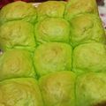 Cooksnap dari Diana Rachmawati untuk resep Roti Pandan isi Kelapa