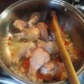 El cooksnap de Mario Bahamonde 🏍️ cuando hizo Pollo Arvejado.