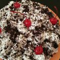 Cooksnap dari Agnes Sie untuk resep Puding Blackforest Fla Vanila mix Topping cokelat keju oreo
