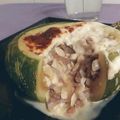 El cooksnap de Leo Gonzalez cuando hizo Zapallito verde relleno con verdura.