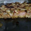 El cooksnap de Andrea Perez cuando hizo Tortilla de papa armada en crudo al horno.