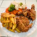 SpottedByD's cooksnap of when they made Easy Air Fryer Chicken : Crispy Outside, Juicy Inside.