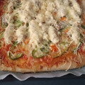 El cooksnap de Laura Delgado cuando hizo Masa pizza.