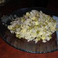 El cooksnap de Nico Fran cuando hizo Arroz con huevo revuelto.