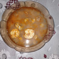 El cooksnap de Miguel Tejedor cuando hizo Sopa de marisco.