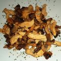 El cooksnap de carme castillo cuando hizo Champiñones Con Pollo Salteados.