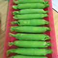 Cooksnap dari indah purnamasari untuk resep Es Pisang Ijo Kulit Dadar Teflon