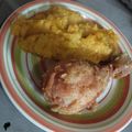 El cooksnap de Fernanda Guerrero cuando hizo Pollo frito al estilo Kentucky.