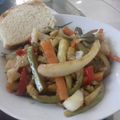 El cooksnap de Natalia Mariel cuando hizo Chop suey de cerdo.