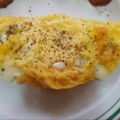 El cooksnap de LuzMa SG cuando hizo Omelette de queso con orégano.