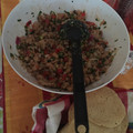El cooksnap de Toni Rosales cuando hizo Ceviche de soya.
