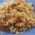 El cooksnap de Alexescuzar cuando hizo Arroz blanco al curry y piñones.