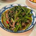 Hannah 的 沙茶空心菜炒牛肉 cooksnap