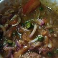 Cooksnap Green Leaf semasa beliau membuat Air asam utara.