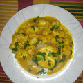 El cooksnap de Carmelo Bolado Sandonis cuando hizo Curry de gambas con coco y fideos de arroz.
