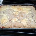 kyubi09's cooksnap of when they made Strawberry Rhubarb Cobbler.