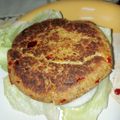 El cooksnap de Arami Castillo cuando hizo Hamburguesas veganas de porotos de soja.