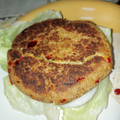 El cooksnap de Arami Castillo cuando hizo Hamburguesas veganas de porotos de soja.