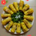 Sonal Doshi's cooksnap of when they made ચટપટી ગુજરાતી ખાંડવી (Chatpati Gujarati Khandvi Recipe In Gujarati).