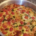 El cooksnap de Eugenia cuando hizo Tarta Caprese.