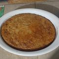 El cooksnap de Laura Daniela Castiblanco cuando hizo Torta🥧 de plátano🍌 con harina de maíz🌽 sin huevos🙄.