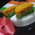 Reena Verbey's cooksnap of when they made Tricolor Coconut Burfi.