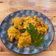 Cooksnap Zieta Ali semasa beliau membuat Salted Egg ButterMilk Chicken.