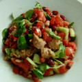 El cooksnap de MaryGlory cuando hizo Ensalada de judías moradas frescas.