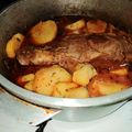 El cooksnap de Luz cuando hizo Peceto a la cacerola con vino blanco.