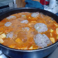 El cooksnap de Alejandra cuando hizo Albóndigas con calabacitas y zanahorita.