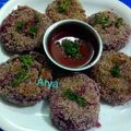 Arya Paradkar का कुकस्नैप जब उन्होंने बिट रुट कटलेट (beetroot cutlet recipe in Hindi) बनाया था।